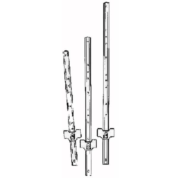 Mazeland Mazeland 51356 U-Channel Fence Post - 6 ft. Green - Pack of 5 51356 - main